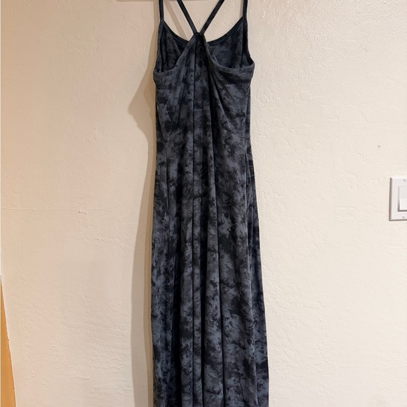 Pact Black and Gray Tie-Dye Maxi Dress size L - Picture 4 of 11